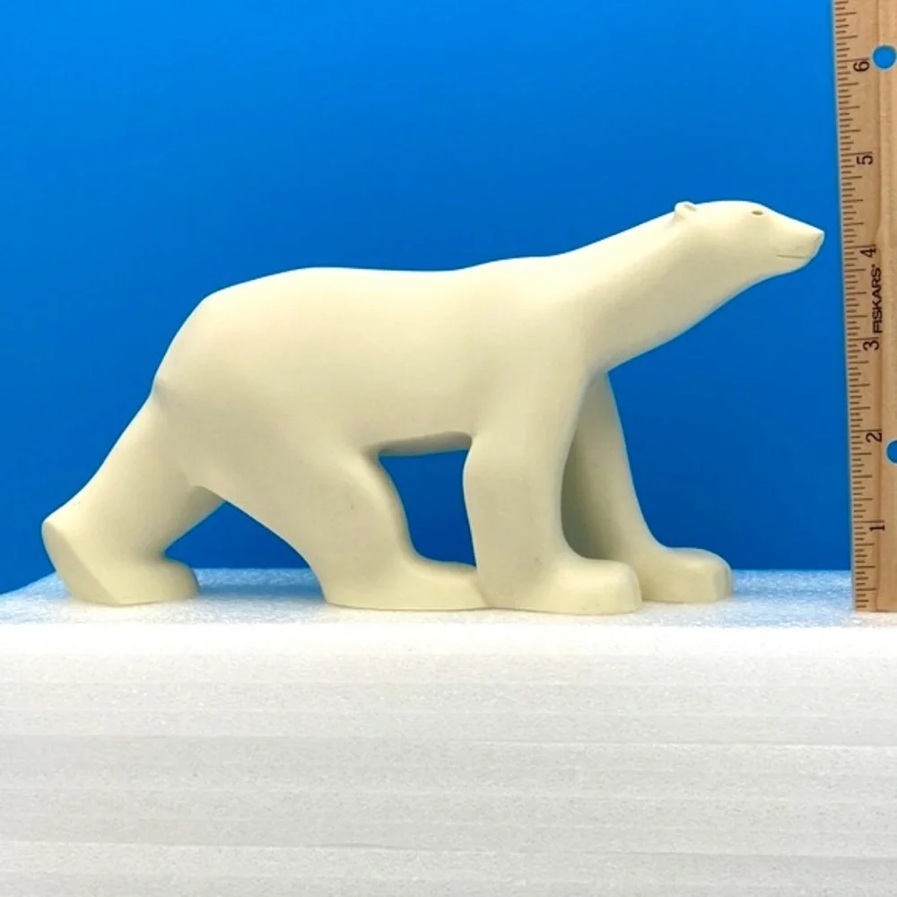 Vintage Polar Bear Sculpture by Francois Pompon